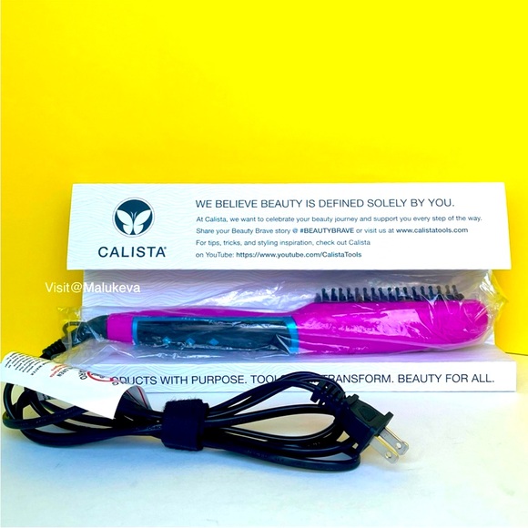 Calista TrianglPro Heated Detailer Brush Straightener Hair Styling Tool - Picture 5 of 12